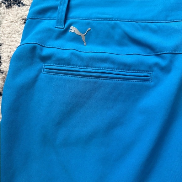 Puma Dry Cell Short Performance Mens Size 38 Aqua Blue Golf Outdoor Activity - Picture 6 of 12